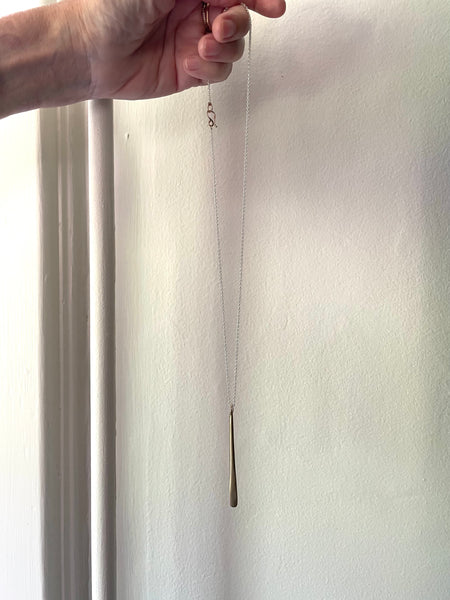 paddle pendant necklace