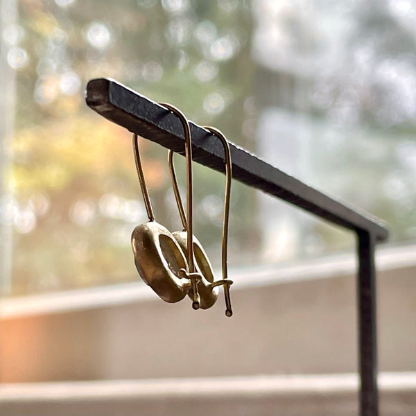 sparkly silvery white diamond earrings