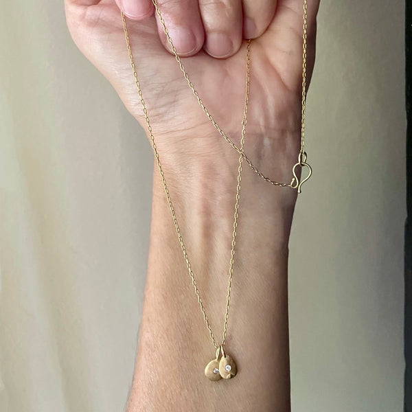 two pebble pendant