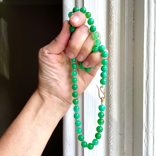 chrysoprase strand