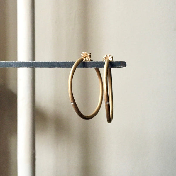 perfect hoops with diamonds