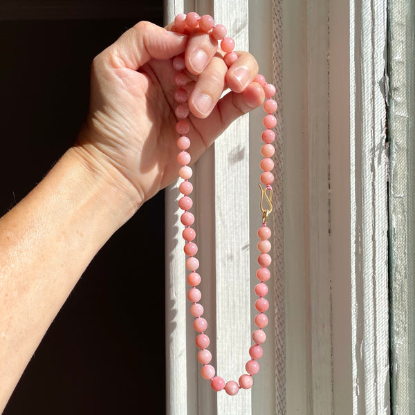 pink opal strand