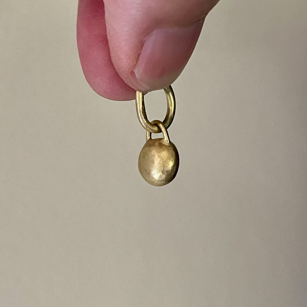 Eliza heavy bezel diamond pendant (NFS)
