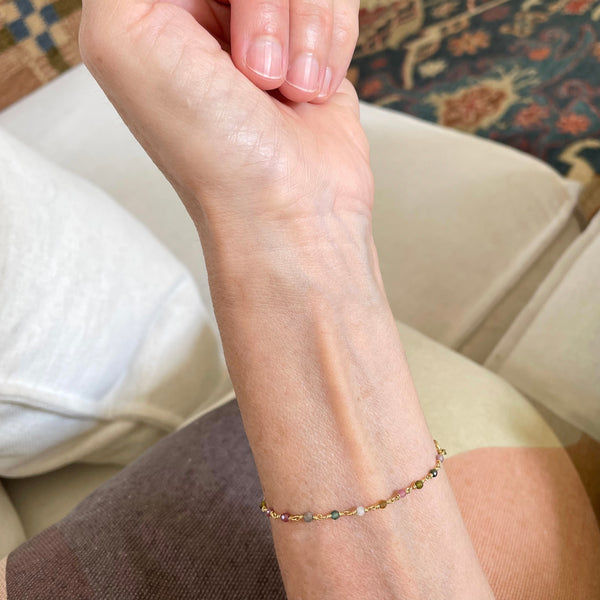 delicate tourmaline dream bracelet