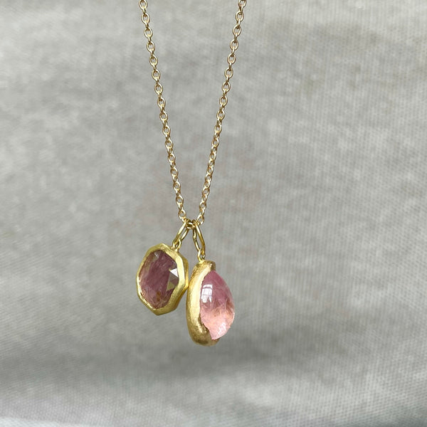 hand carved gemstone pendants (NFS)