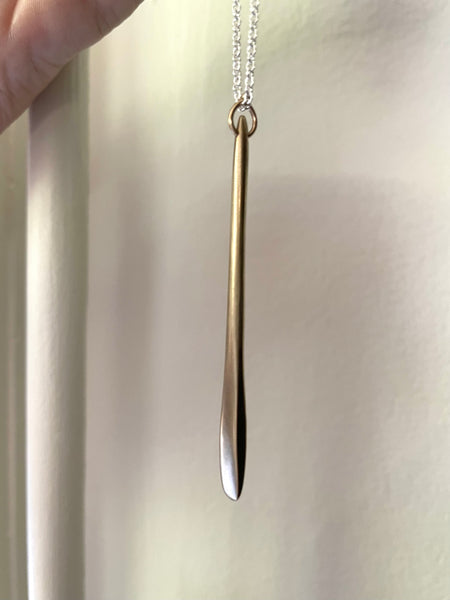 paddle pendant necklace