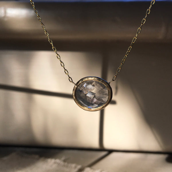 sultry diamond slice pendant (NFS)