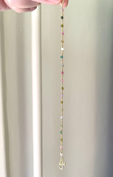 delicate tourmaline dream bracelet